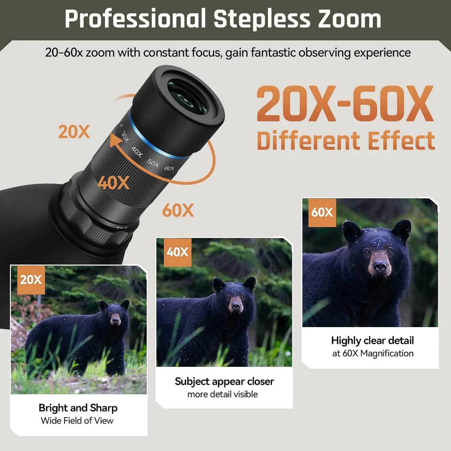 SIRUI Beyond S6080A Spotting Scopes For Hunting & Observation - Image 3