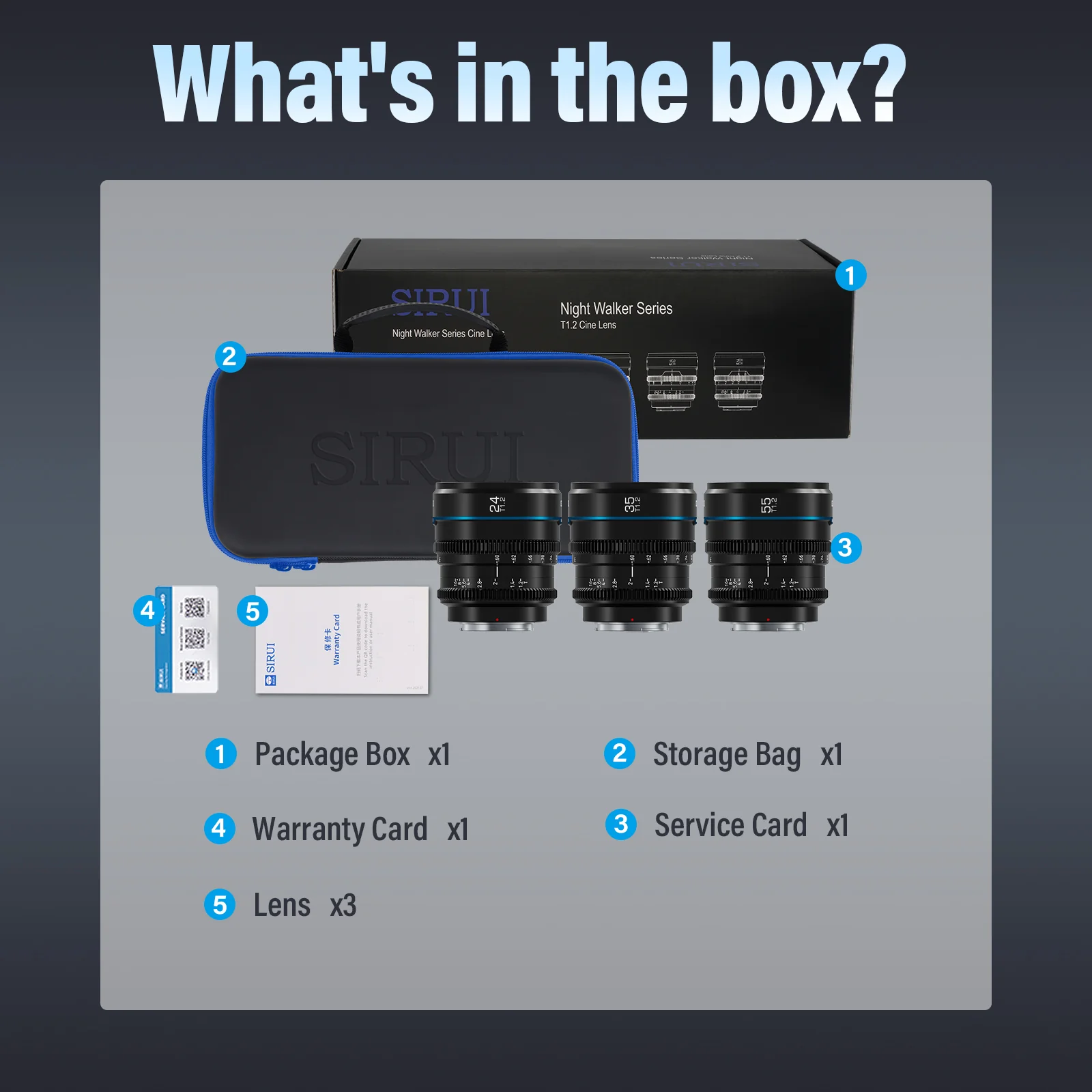 SIRUI Night Walker T1.2 S35 Frame Cine Lens Series - Image 9