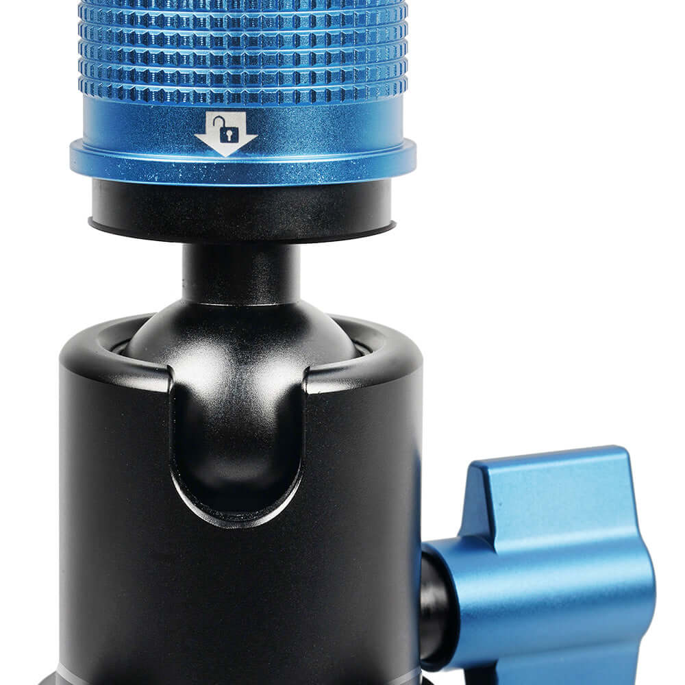 P-424FL/FS 4 Sections Carbon Fiber Monopod+ VA-5X Fluid Head - Image 7