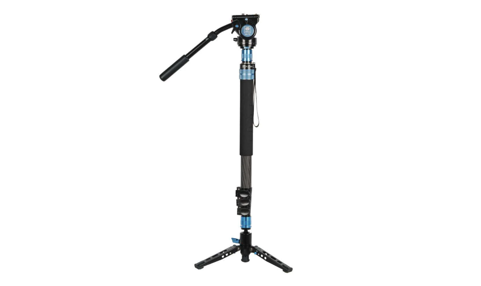 P-424FL/FS Carbon Fiber Monopod with Fluid Head VH-10 - Image 9