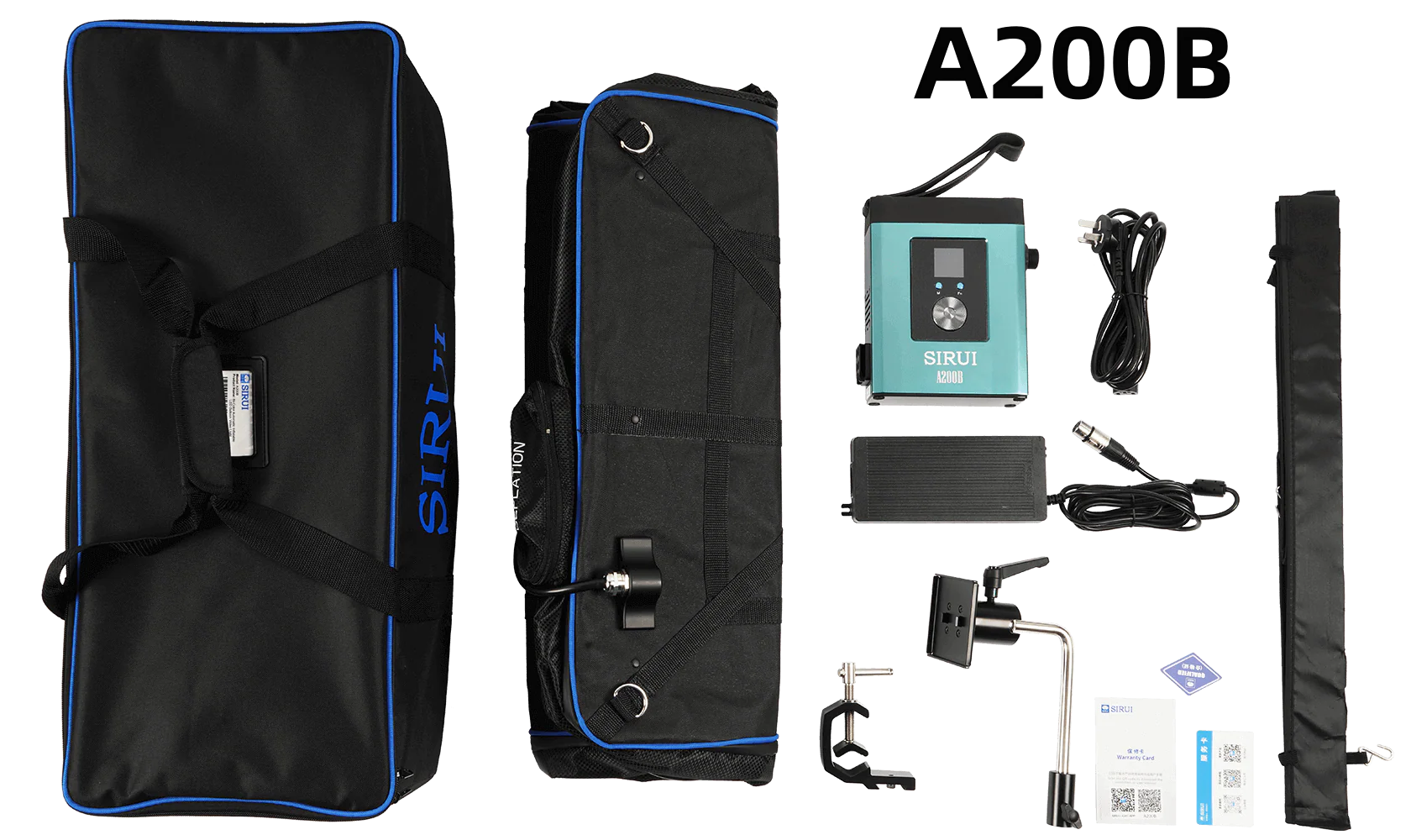 SIRUI A200B/A200R Bi-Color/RGB Automatic Inflatable Photography Light with Grid - Image 3