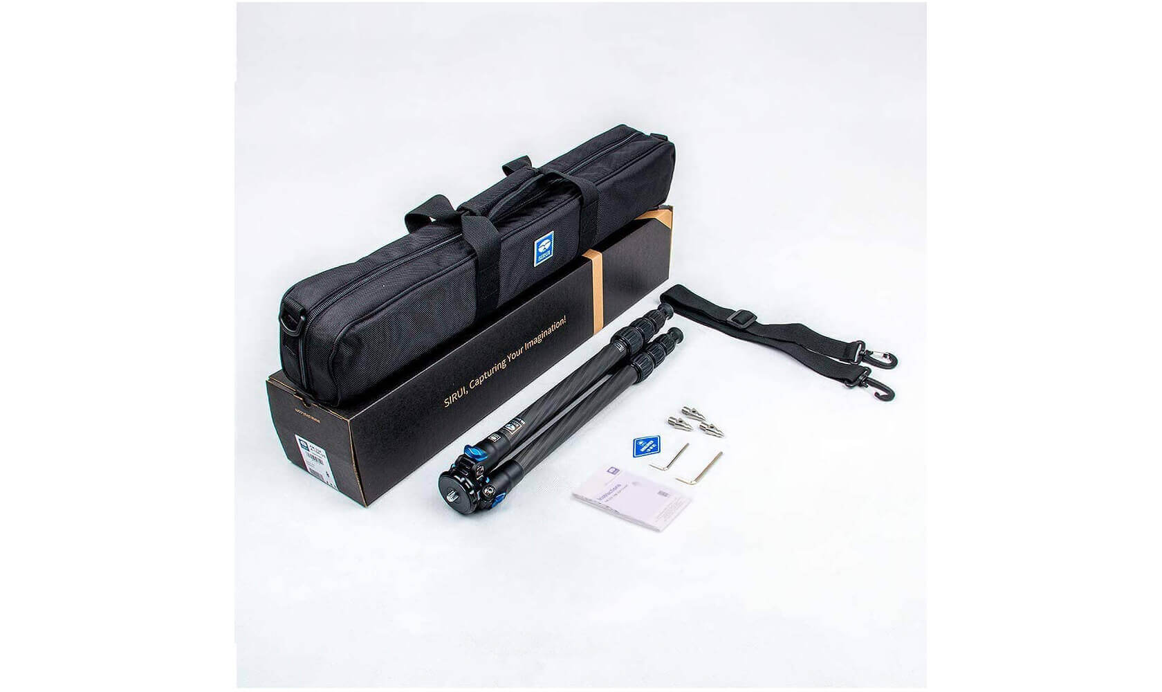 SIRUI AM-254 Carbon Fiber 4-Section Medium Camera Tripod Leg - Image 10