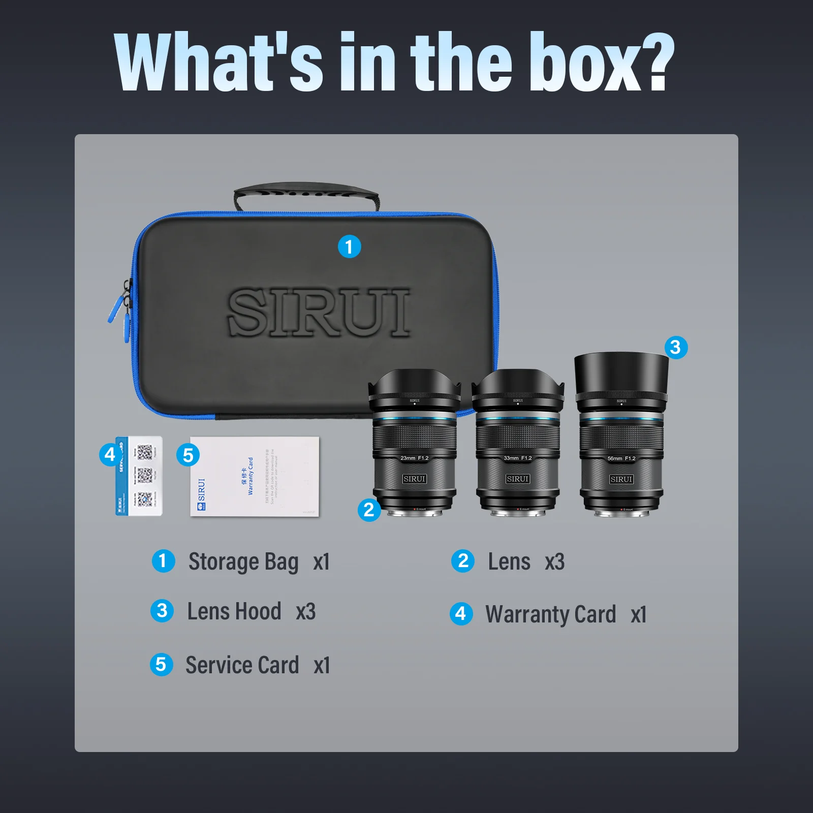 SIRUI Sniper Series 16/23/33/56/75mm F1.2 APS-C Frame Autofocus Lens - Image 9