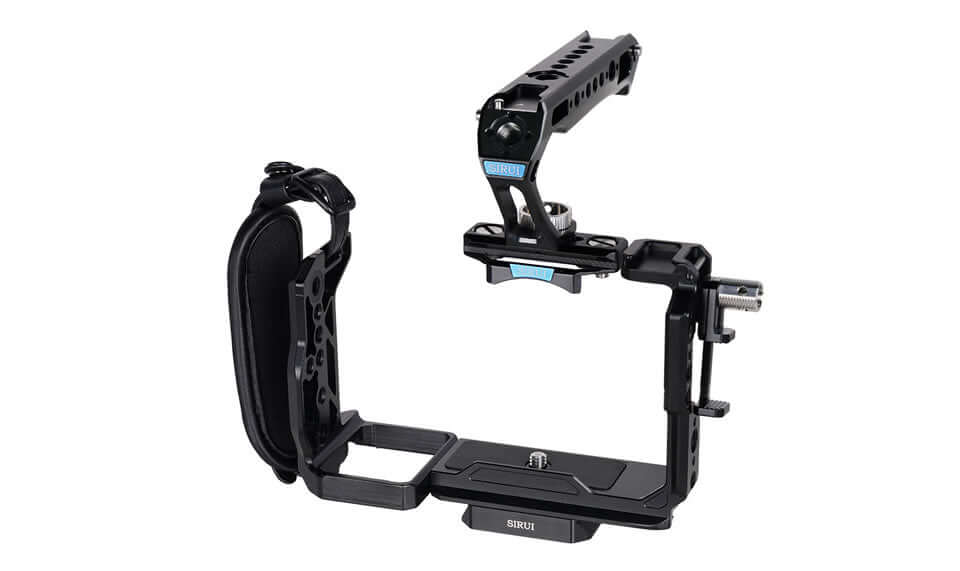SIRUl Full Camera Cage for Sony FX3/FX30 Compatible with Original XLR Handle - Image 3