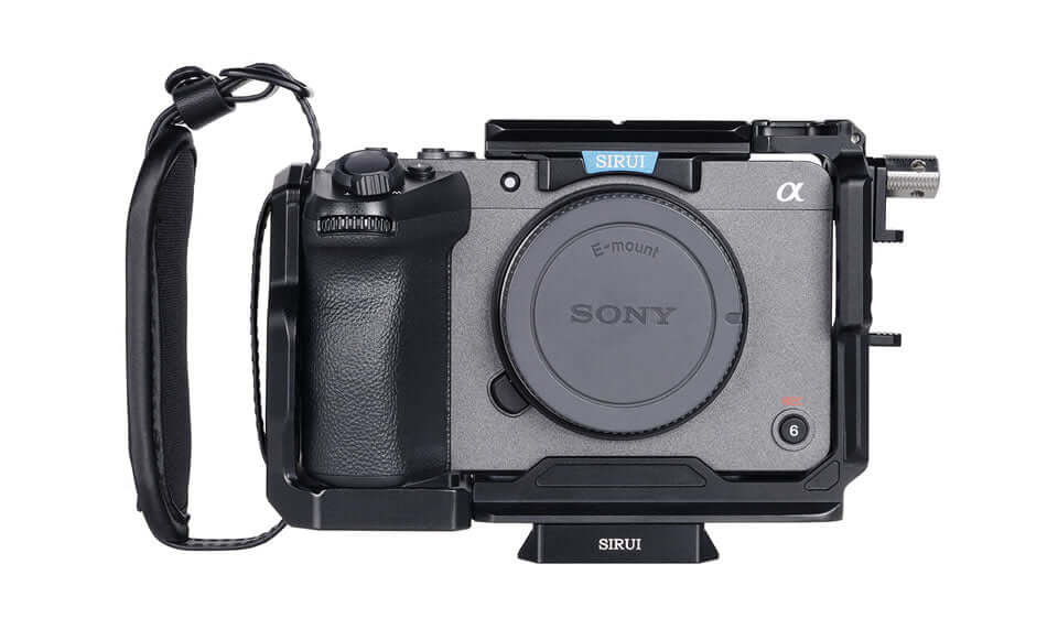 SIRUl Full Camera Cage for Sony FX3/FX30 Compatible with Original XLR Handle - Image 4